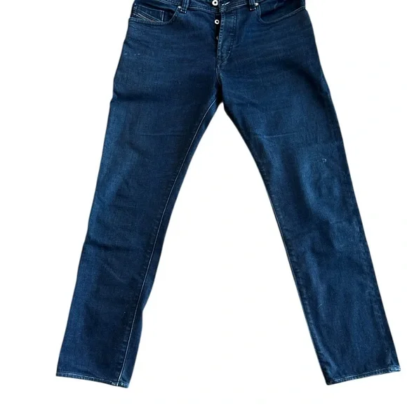 Diesel Booster Jeans Mens 33 Dark Wash Slim Straight Button Fly Stretch Denim - Picture 6 of 17